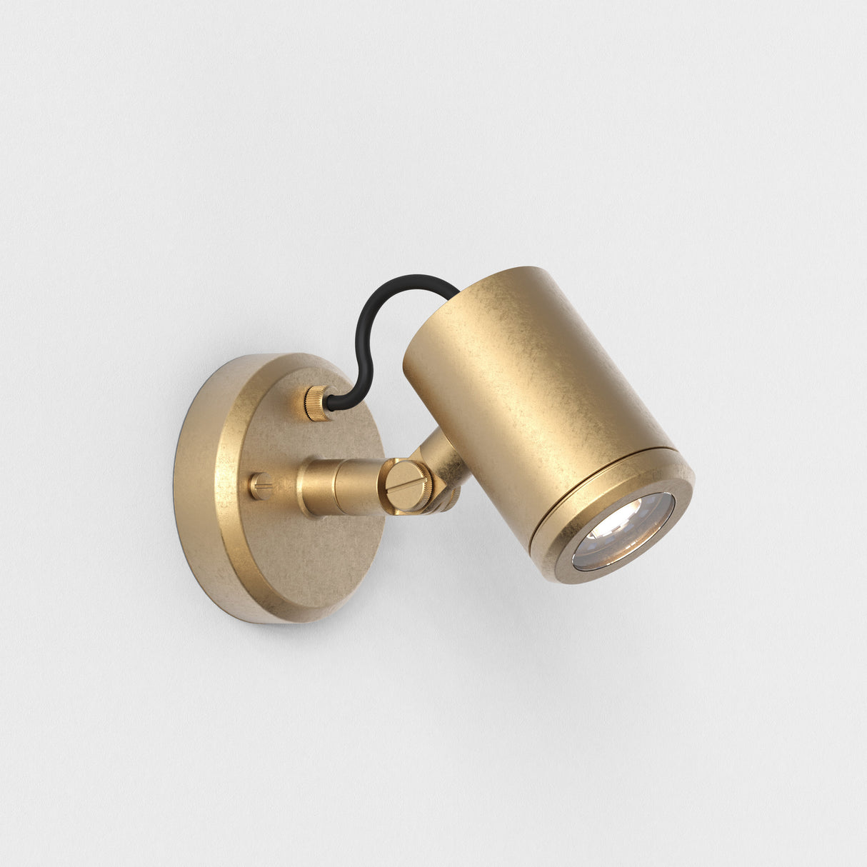 Astro Jura Single Spot Solid Brass Outdoor Spotlight