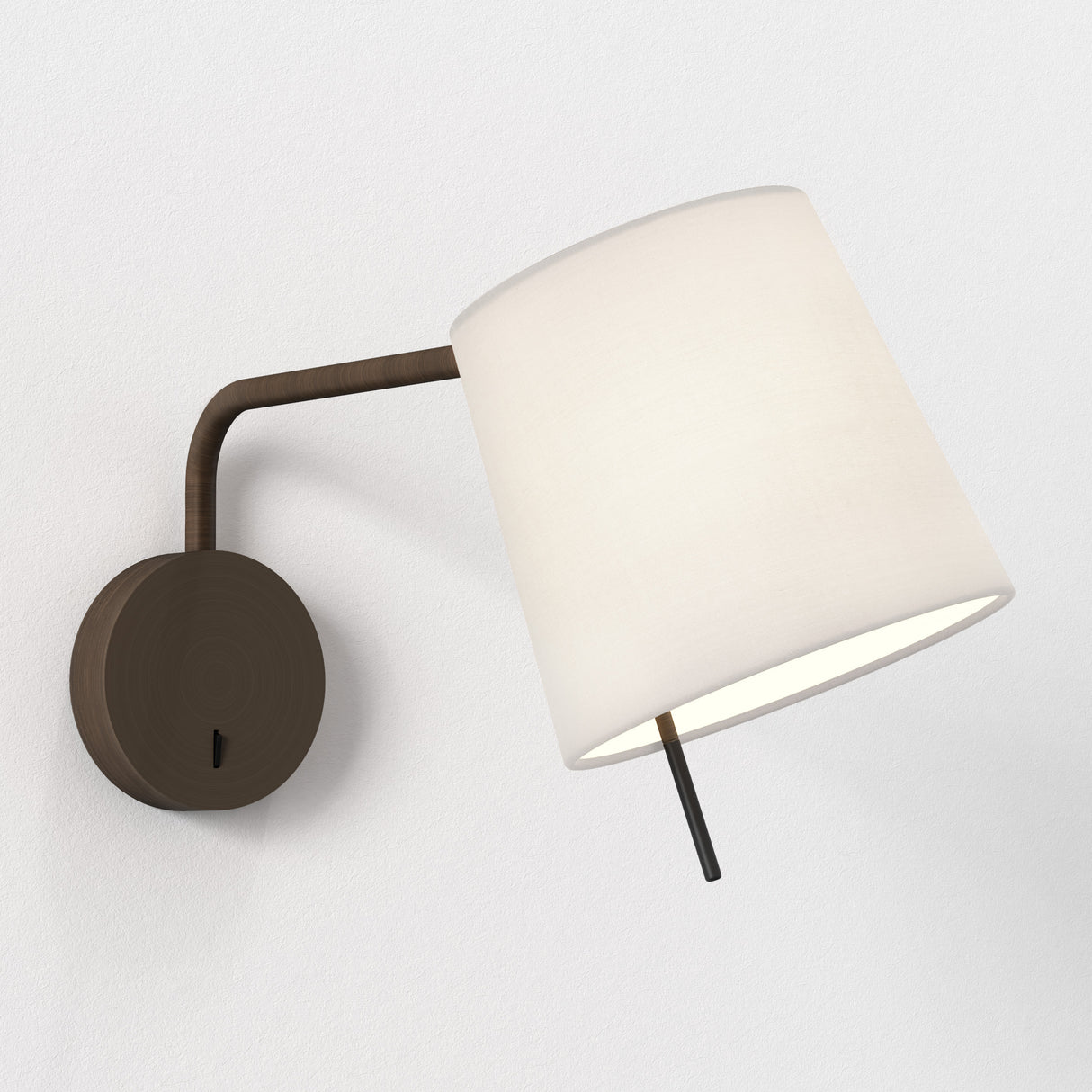 Astro Mitsu Swing Arm Base Bronze Interior Wall Light