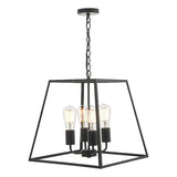 Dar Academy 4 Light Lantern Black –  from Amos Lighting + Home