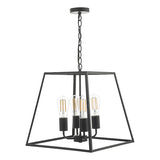 Dar Academy 4 Light Lantern Black –  from Amos Lighting + Home