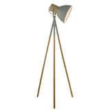 Dar Adna Floor Lamp Grey and Wood –  from Amos Lighting + Home