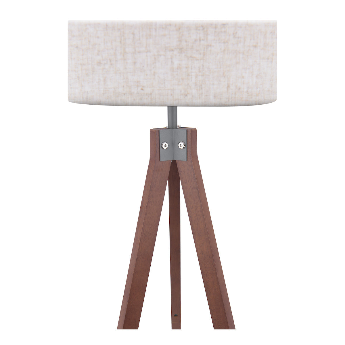 Dar Armitage Tripod Floor Lamp Dark Wood With Shade –  from Amos Lighting + Home