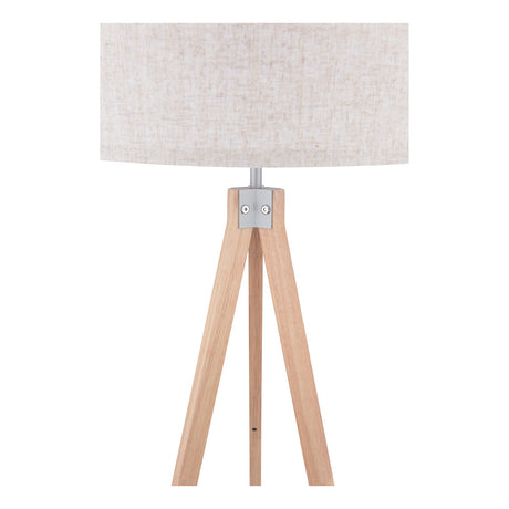 Dar Armitage Tripod Floor Lamp Light Wood With Shade –  from Amos Lighting + Home