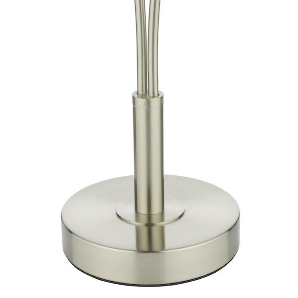 Dar Avari Table Lamp Satin Nickel & Frosted Glass –  from Amos Lighting + Home