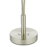 Dar Avari Table Lamp Satin Nickel & Frosted Glass –  from Amos Lighting + Home