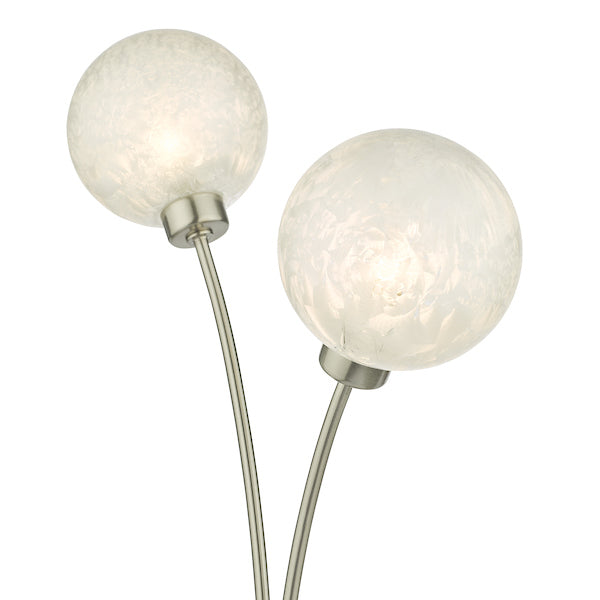 Dar Avari Table Lamp Satin Nickel & Frosted Glass –  from Amos Lighting + Home