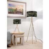 Dar Bamboo Floor Lamp Antique Brass Base Only –  from Amos Lighting + Home