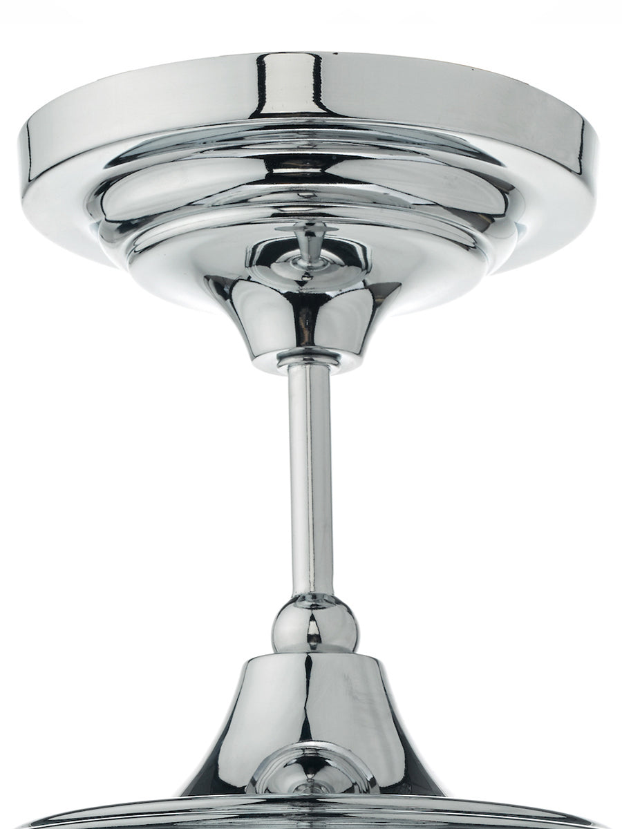 Dar Caden Semi Flush Bathroom Ceiling Light Polished Chrome –  from Amos Lighting + Home