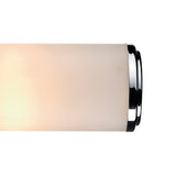 Dar Century Bathroom Wall Light Polished Chrome Opal Glass IP44 –  from Amos Lighting + Home