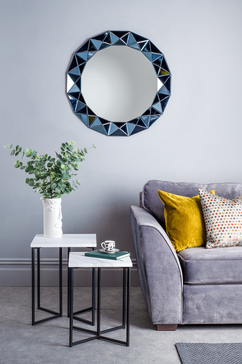 Dar Cetara Smoked Grey Mirror 80cm