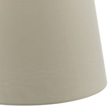 Dar Cezanne 40cm Ecru Faux Silk Tapered Drum –  from Amos Lighting + Home