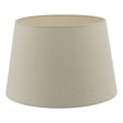 Dar Cezanne 40cm Ecru Faux Silk Tapered Drum –  from Amos Lighting + Home