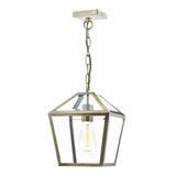 Dar Churchill Lantern Pendant Antique Brass –  from Amos Lighting + Home