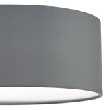 Dar Cierro 3 Light Flush Grey 40cm –  from Amos Lighting + Home