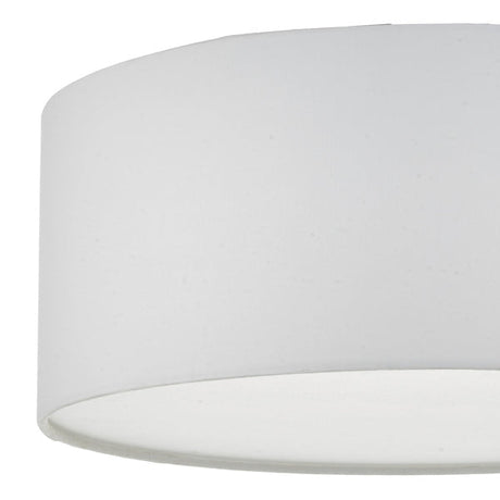 Dar Cierro 3 Light Flush Ivory 40cm –  from Amos Lighting + Home