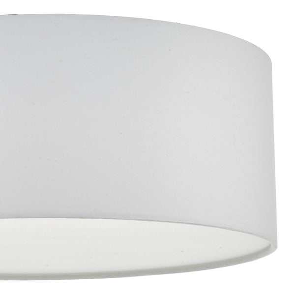 Dar Cierro 3 Light Flush Ivory 40cm –  from Amos Lighting + Home