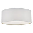 Dar Cierro 3 Light Flush Ivory 40cm –  from Amos Lighting + Home