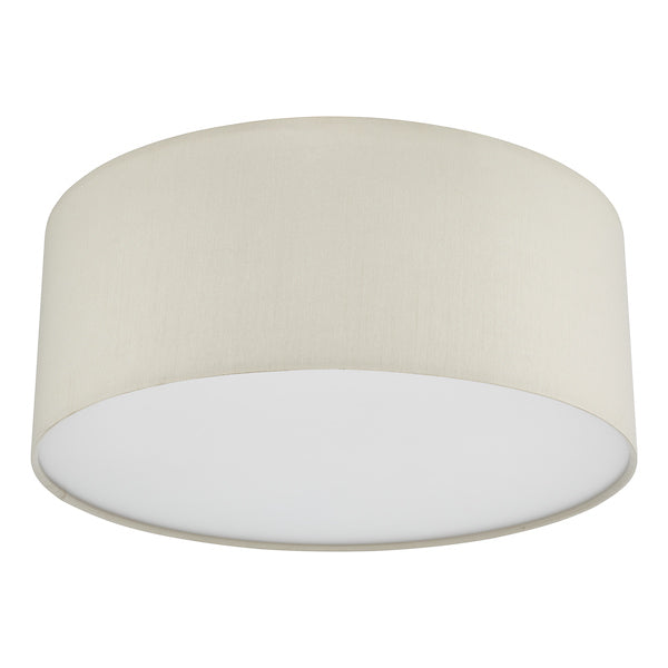 Dar Cierro 3 Light Flush Taupe 40cm –  from Amos Lighting + Home