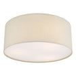 Dar Cierro 3 Light Flush Taupe 40cm –  from Amos Lighting + Home