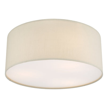 Dar Cierro 3 Light Flush Taupe 40cm –  from Amos Lighting + Home