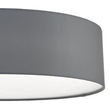 Dar Cierro 4 Light Flush Grey 60cm –  from Amos Lighting + Home