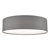 Dar Cierro 4 Light Flush Grey 60cm –  from Amos Lighting + Home