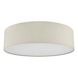 Dar Cierro 4 Light Flush Taupe 60cm –  from Amos Lighting + Home