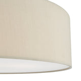 Dar Cierro 4 Light Flush Taupe 60cm –  from Amos Lighting + Home