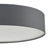 Dar Cierro 6 Light Flush Grey 80cm –  from Amos Lighting + Home