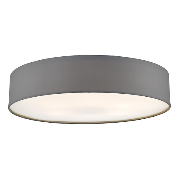 Dar Cierro 6 Light Flush Grey 80cm –  from Amos Lighting + Home