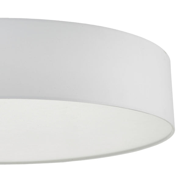 Dar Cierro 6 Light Flush Ivory 80cm –  from Amos Lighting + Home