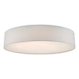 Dar Cierro 6 Light Flush Ivory 80cm –  from Amos Lighting + Home