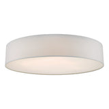 Dar Cierro 6 Light Flush Ivory 80cm –  from Amos Lighting + Home