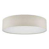 Dar Cierro 6 Light Flush Taupe 80cm –  from Amos Lighting + Home