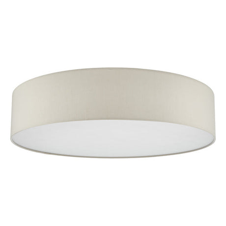 Dar Cierro 6 Light Flush Taupe 80cm –  from Amos Lighting + Home