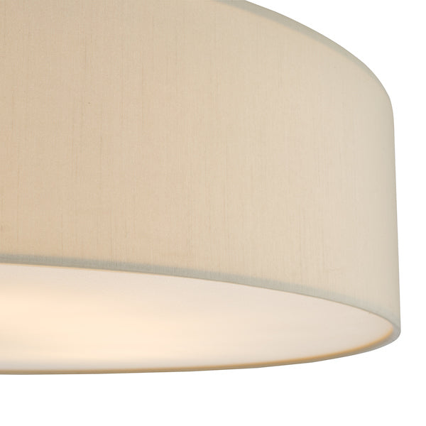 Dar Cierro 6 Light Flush Taupe 80cm –  from Amos Lighting + Home