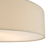 Dar Cierro 6 Light Flush Taupe 80cm –  from Amos Lighting + Home