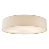 Dar Cierro 6 Light Flush Taupe 80cm –  from Amos Lighting + Home