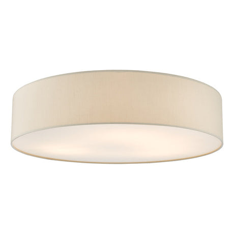 Dar Cierro 6 Light Flush Taupe 80cm –  from Amos Lighting + Home