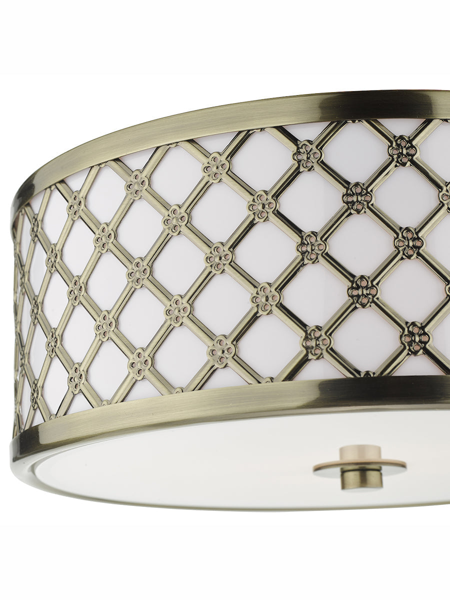 Dar Civic Small Flush Ceiling Light –  from Amos Lighting + Home