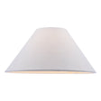 Dar Cleo Natural Linen Coolie Shade 44cm –  from Amos Lighting + Home