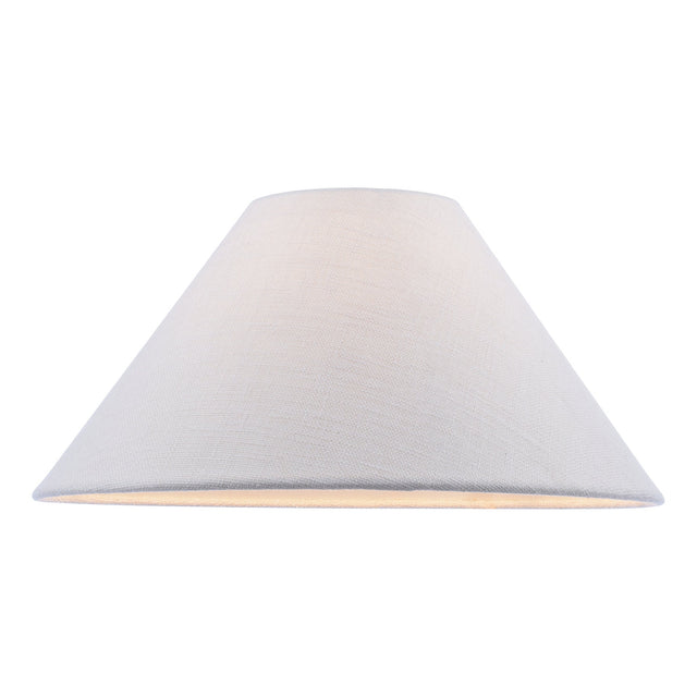 Dar Cleo Natural Linen Coolie Shade 44cm –  from Amos Lighting + Home