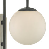 Dar Deuce Bathroom Wall Light Marble with Opal Glass –  from Amos Lighting + Home