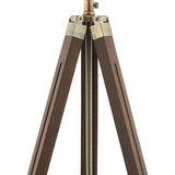 Dar Easel Tripod Floor Lamp Base Dark Wood –  from Amos Lighting + Home