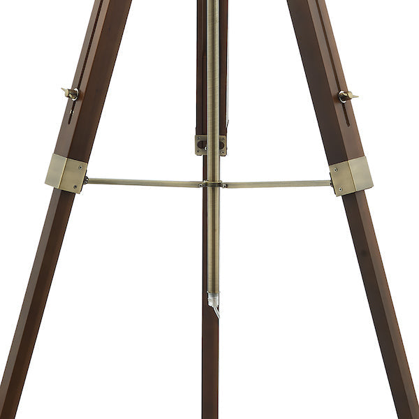 Dar Easel Tripod Floor Lamp Base Dark Wood –  from Amos Lighting + Home