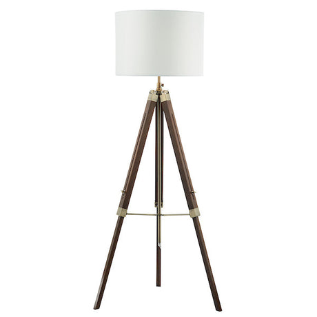 Dar Easel Tripod Floor Lamp Base Dark Wood –  from Amos Lighting + Home