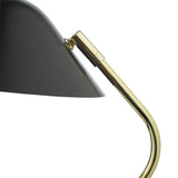 Dar Erna Table Lamp Polished Brass Satin Black –  from Amos Lighting + Home