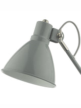 Dar Eunice Task Desk Lamp Grey Satin and Nickel –  from Amos Lighting + Home