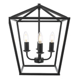 Dar Fionn 4 Light Pendant Matt Black –  from Amos Lighting + Home