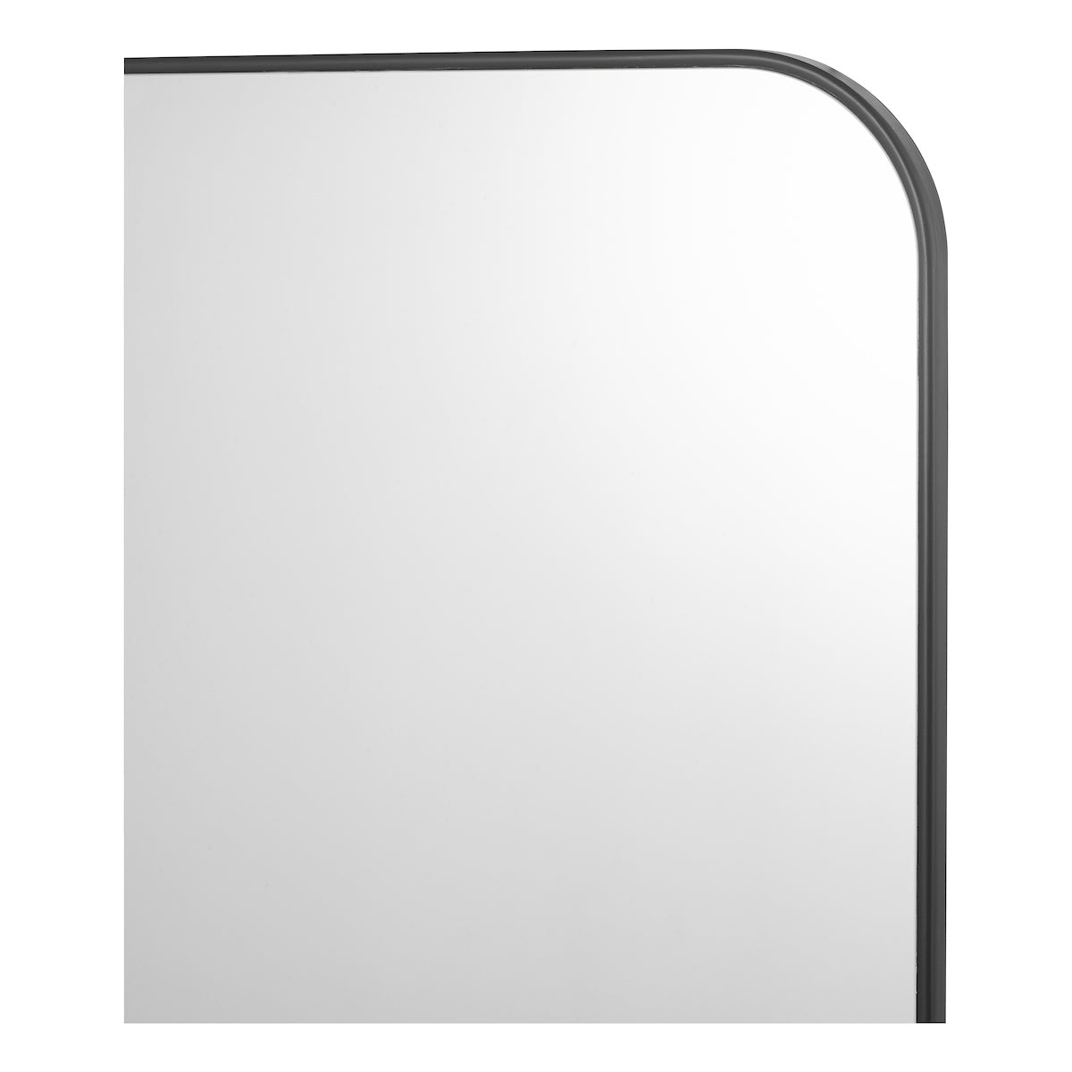 Dar Firuz Rectangle Mirror Thin Matt Black Frame 90 X 60cm –  from Amos Lighting + Home